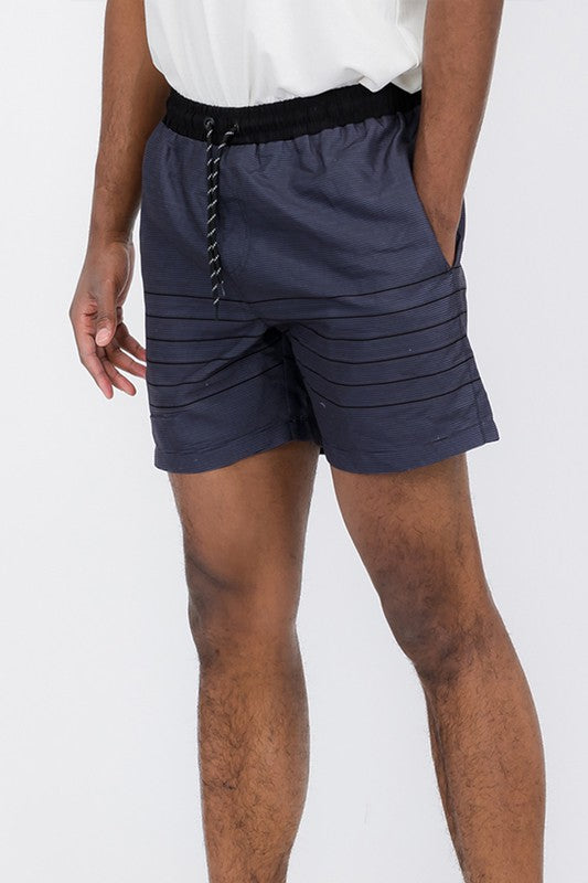 Men's Swim Shorts Blue/Striped