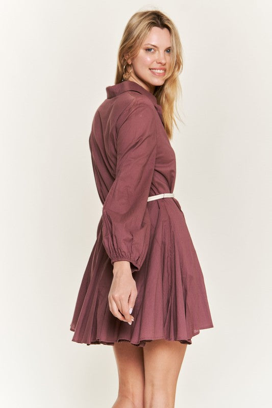 Flare Shirt Dress