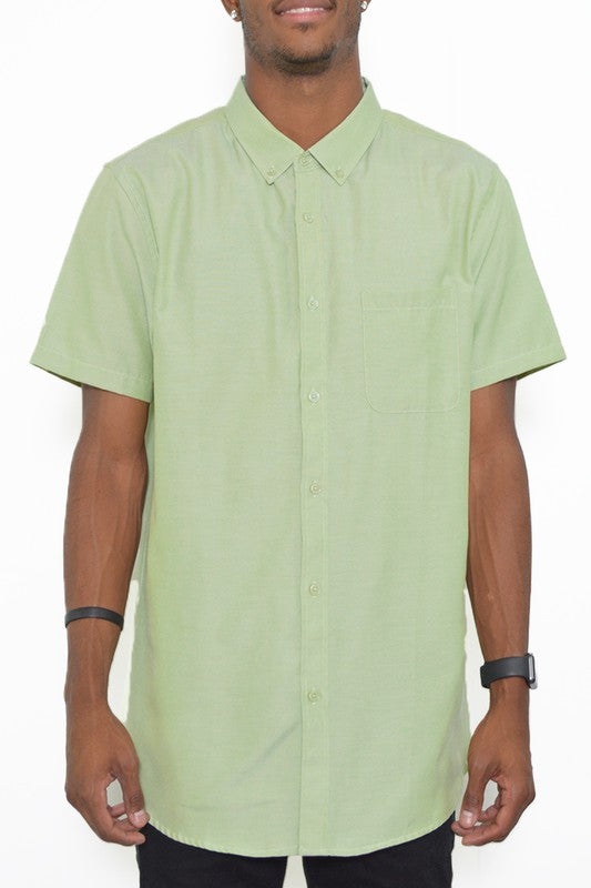 Men's Short Sleeve Button-up Shirt
