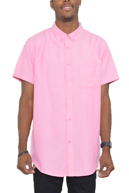 Men's Short Sleeve Button-up Shirt