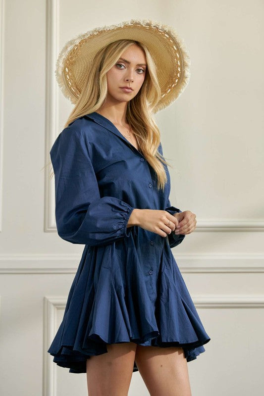 Flare Shirt Dress