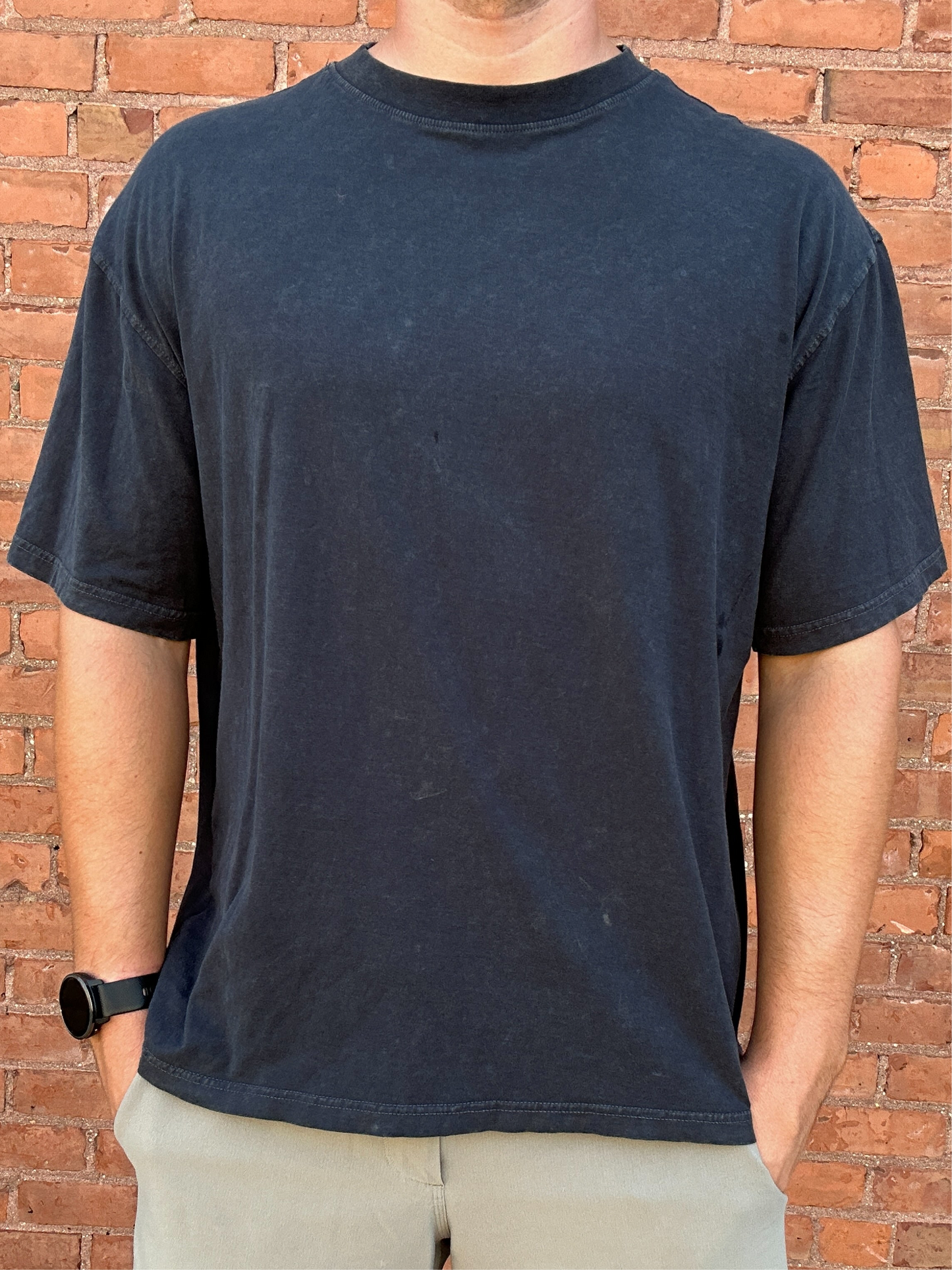 Men's Basic Washed Tee
