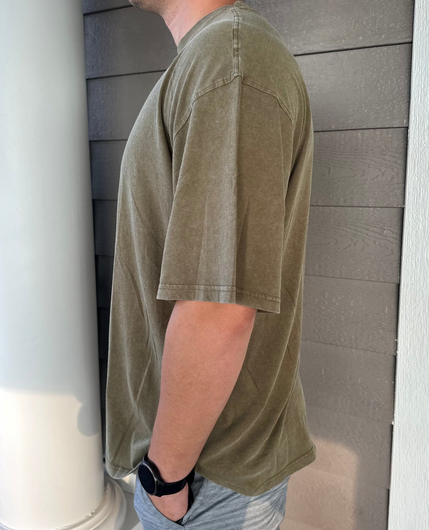 Men's Basic Washed Tee