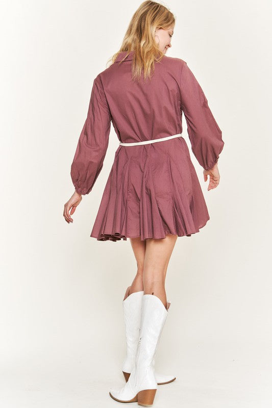 Flare Shirt Dress