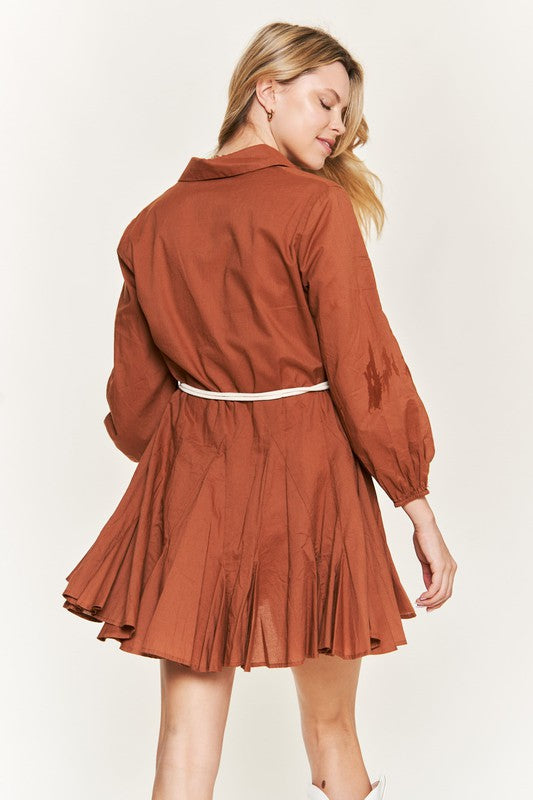 Flare Shirt Dress