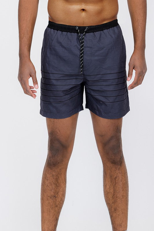 Men's Swim Shorts Blue/Striped