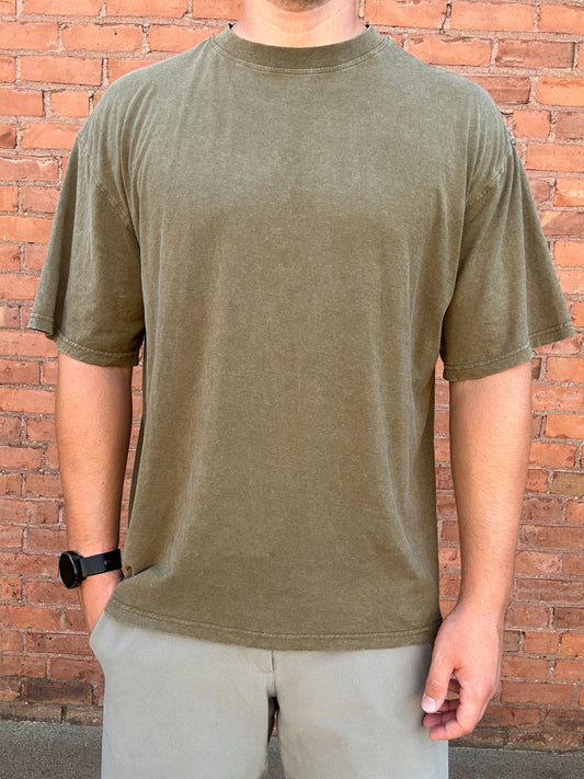 Men's Basic Washed Tee